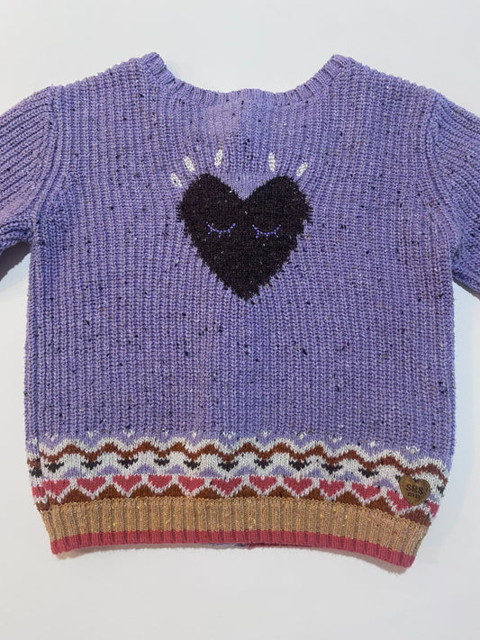 18-24 mois | Veste en tricot Souris Mini (Étiquette avec nom à l’intérieur)
