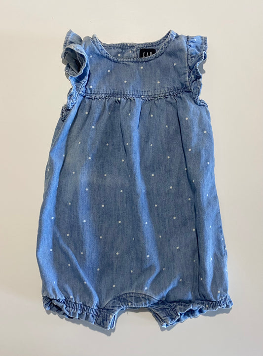 6-12 mois | Barboteuse en denim GAP