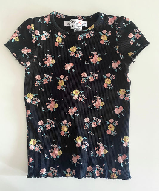 4 ans | T-shirt côtelé Mandarine & Co