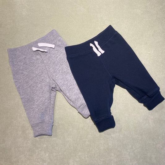 3-6 mois | Ensemble de 2 joggings en coton ouaté Joe Fresh