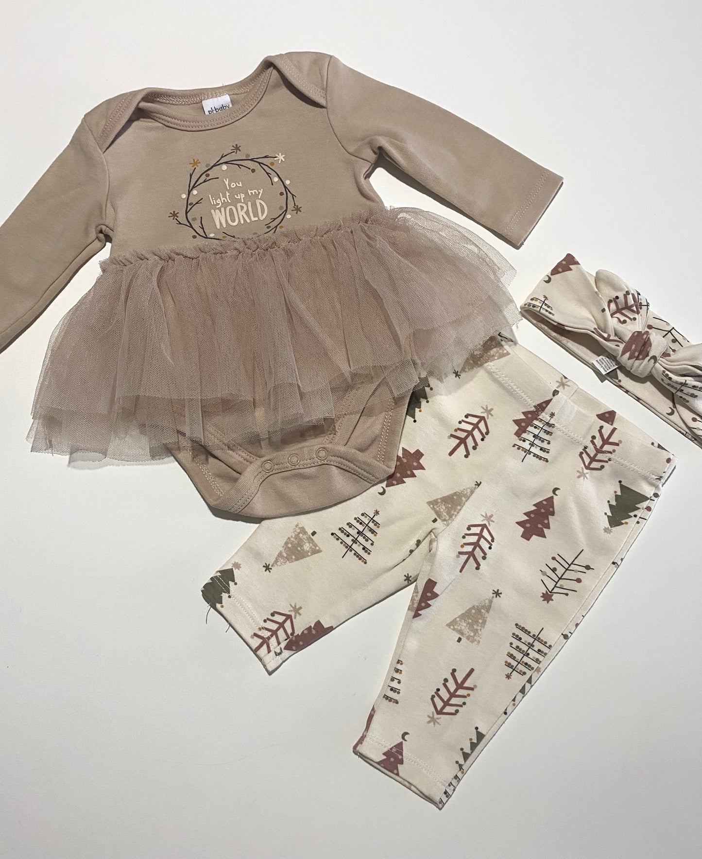 0-3 mois | Ensemble avec bandeau PL Baby