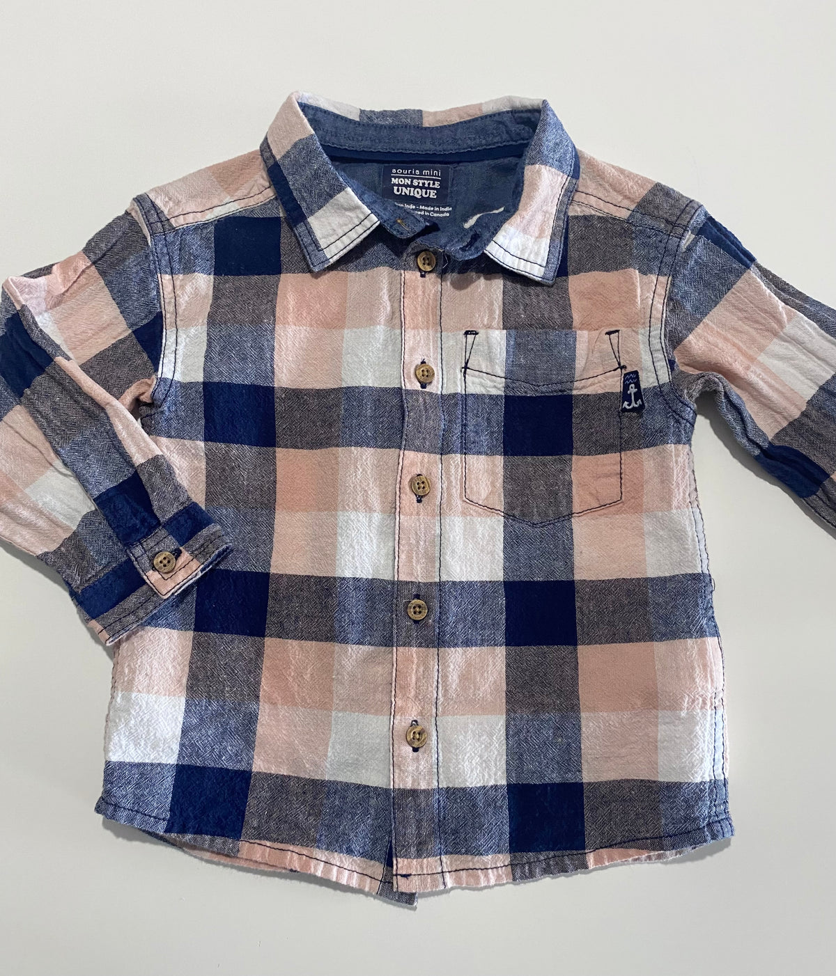 18-24 mois | Chemise en lin Souris Mini