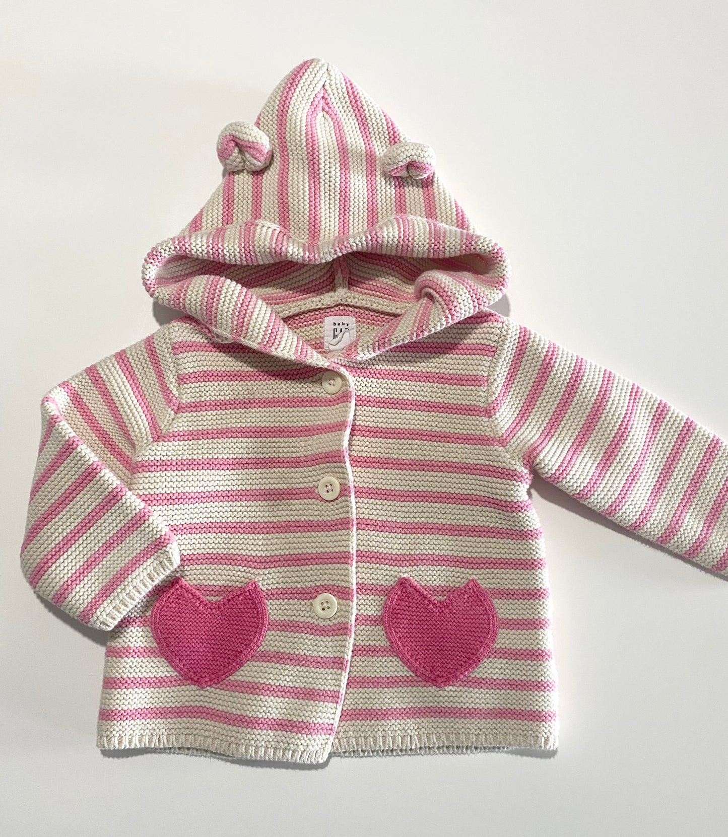 6-12 mois | Veste en tricot GAP (Imparfait)