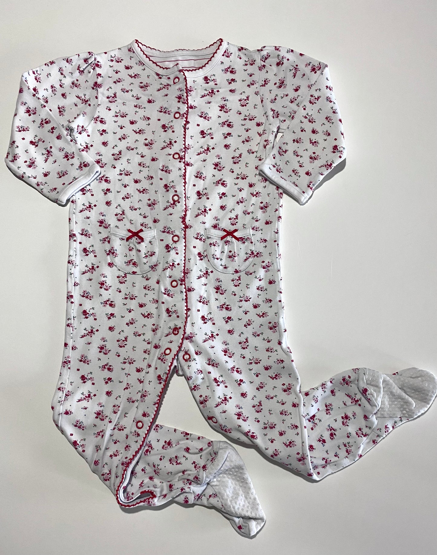 18-24 mois | Pyjama à pattes fleuri