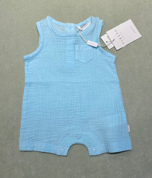 Nouveau-né | Barboteuse Firsts by Petit Lem (Neuf)