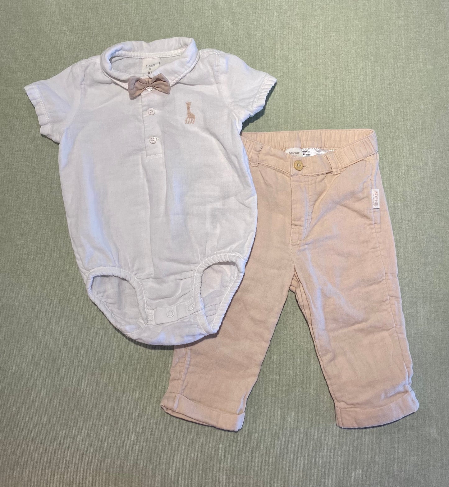 6-9 mois | Ensemble H&M x Sophie La Girafe