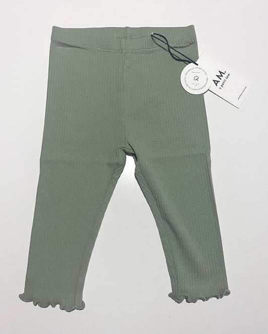 6-9 mois | Legging côtelé AM x Petit Lem (Neuf)
