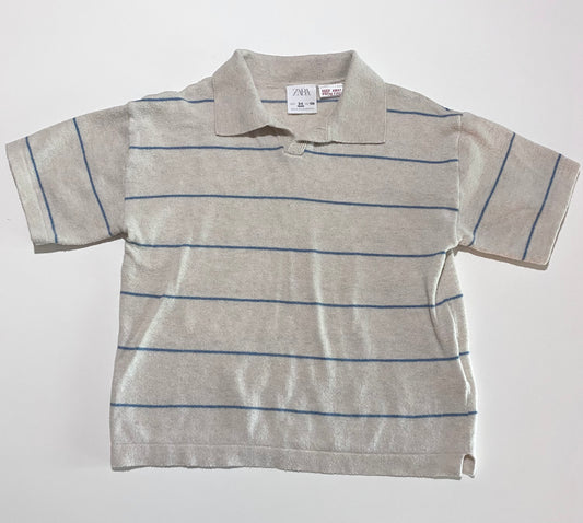 3-4 ans | Polo en tricot Zara (Mousseux)