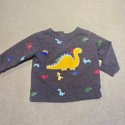 0-3 mois | Chandail à motif de dinosaures