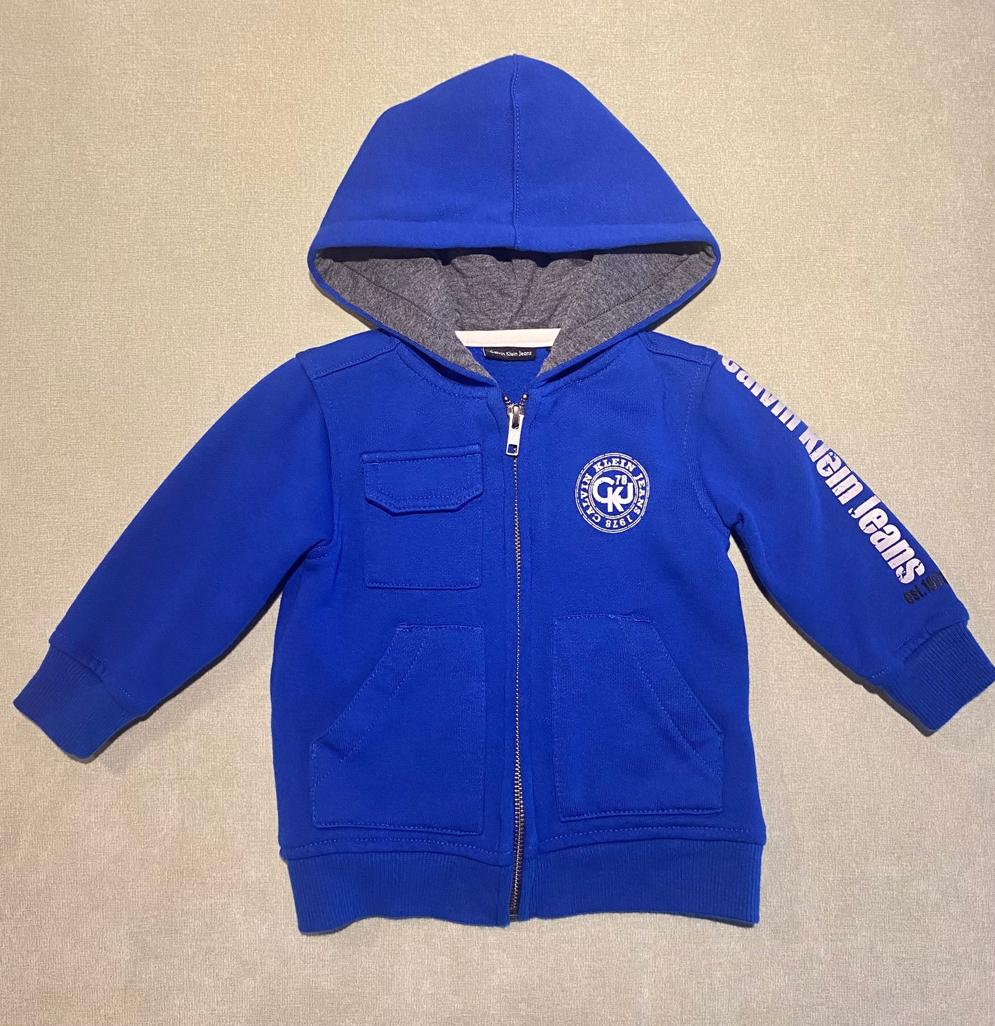 12-18 mois | Veste à capuchon Calvin Klein Jeans