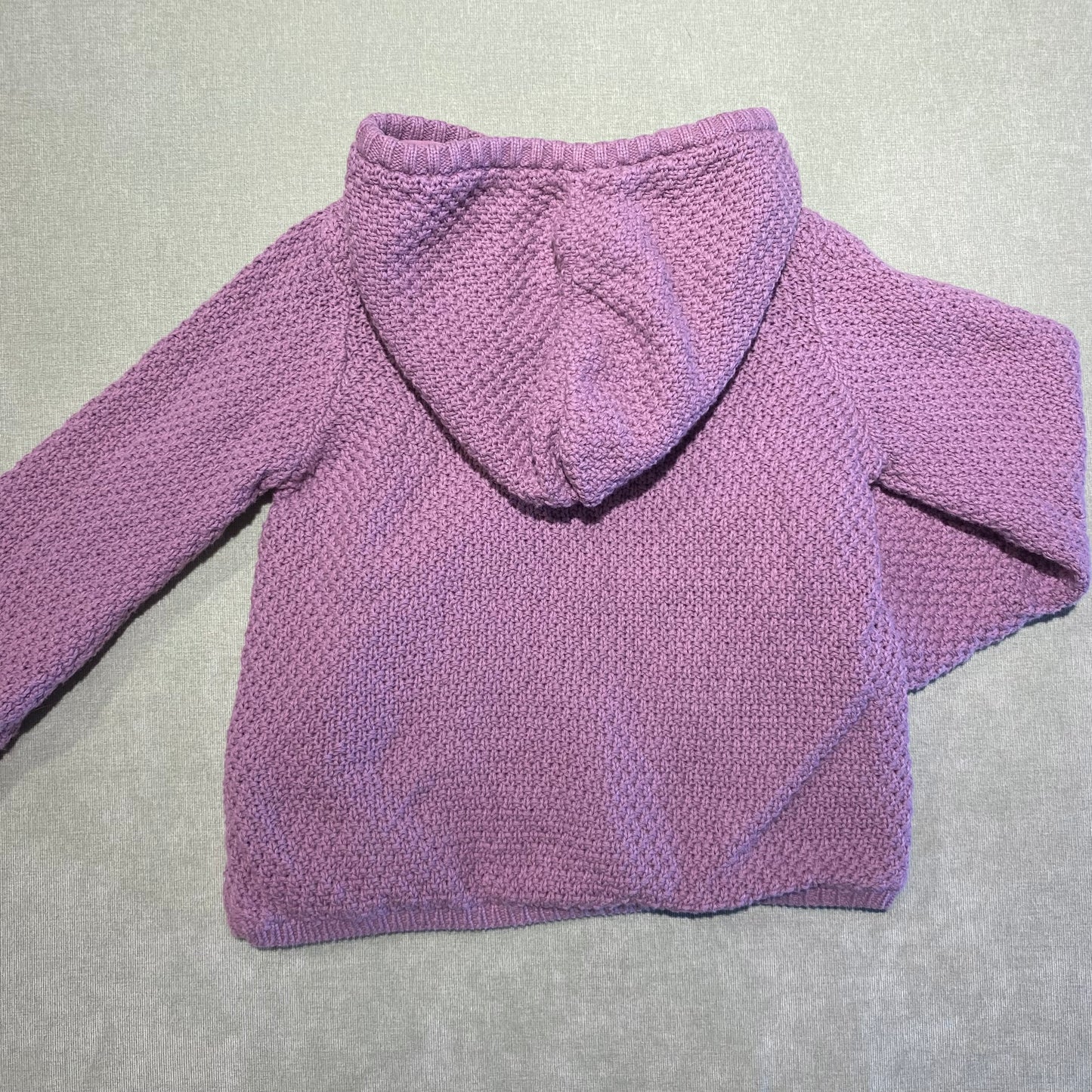 18-24 mois | Veste à capuchon en tricot Trois Moutons