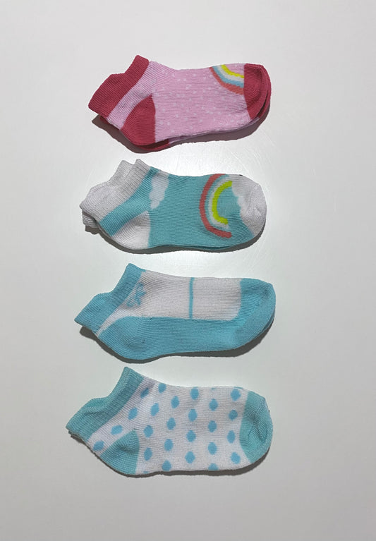 3-6 mois | Ensemble de 4 paires de bas à la cheville
