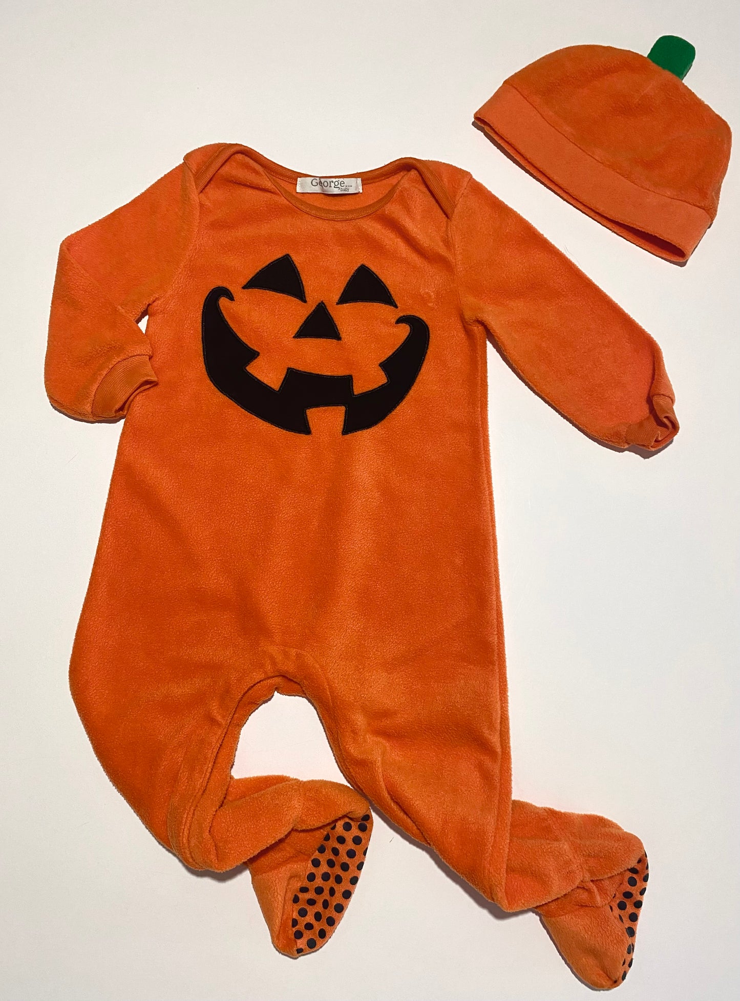 12-18 mois | Pyjama à pattes et chapeau en polar George