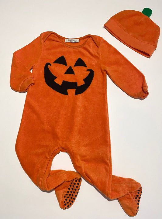 12-18 mois | Pyjama à pattes et chapeau en polar George