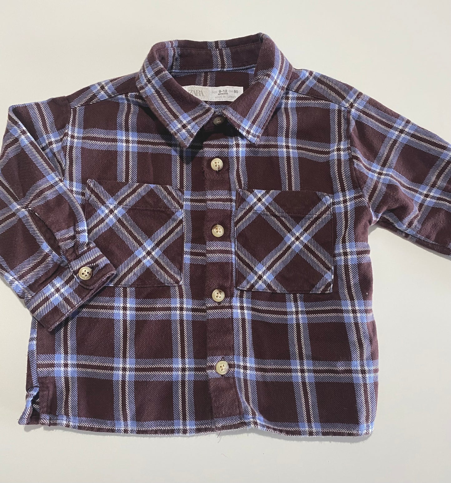 9-12 mois | Chemise en flanelle Zara