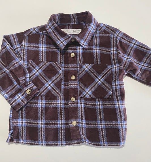 9-12 mois | Chemise en flanelle Zara