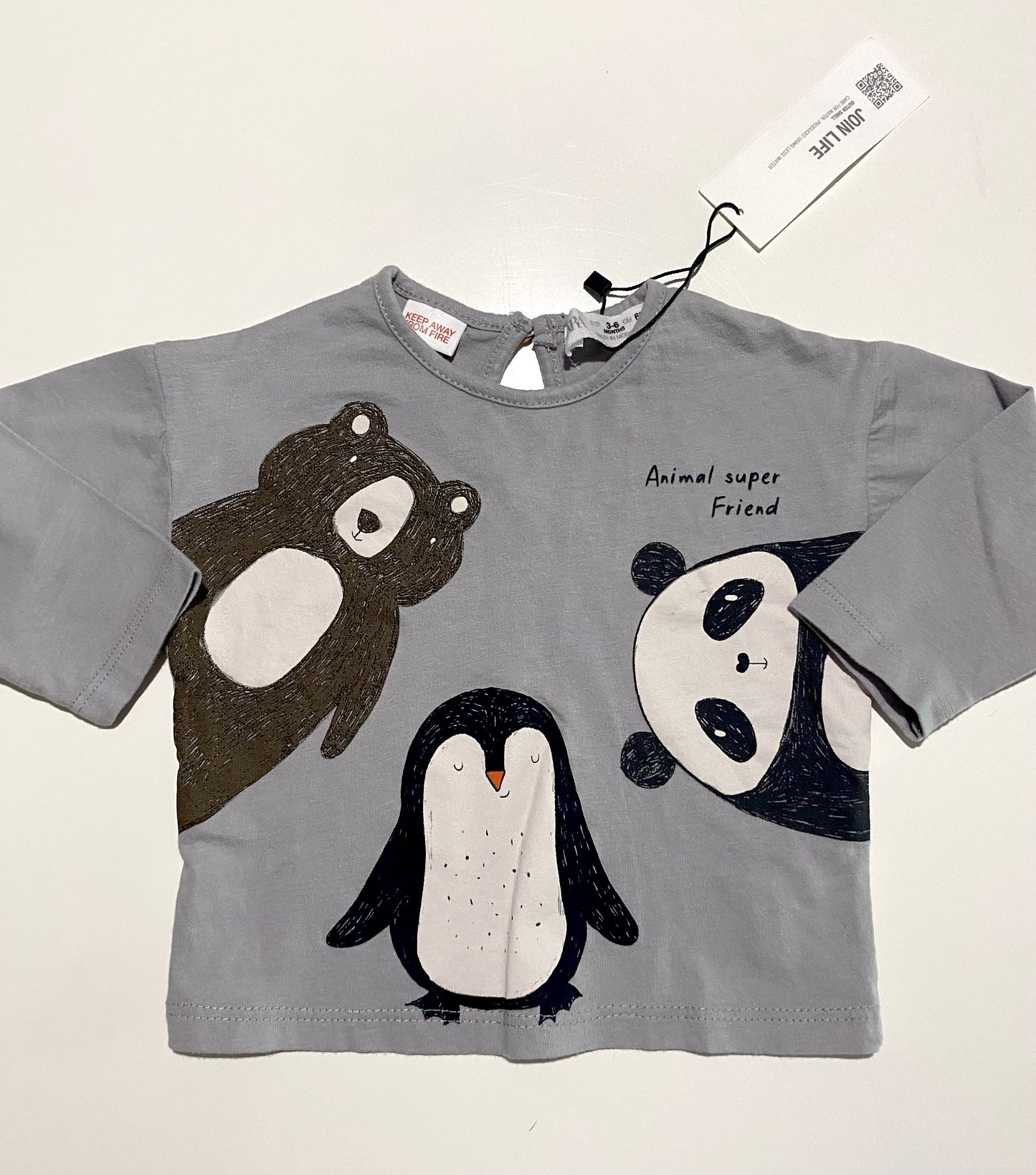 3-6 mois | Chandail Zara (Neuf)