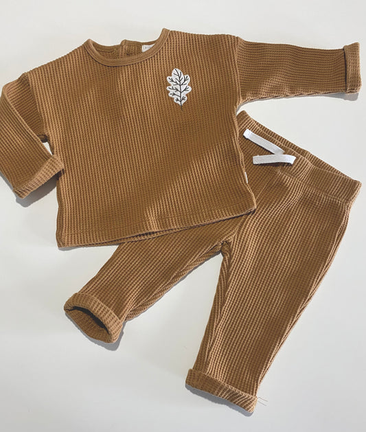 3-6 mois | Ensemble gaufré Firsts by Petit Lem