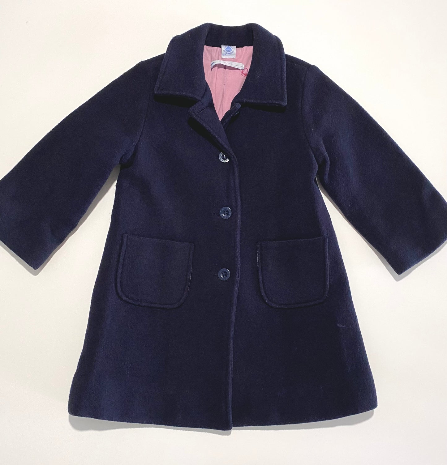 3-4 ans | Manteau en laine Petit Bateau