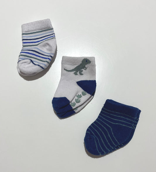 Nouveau-né | Ensemble de 3 paires de bas