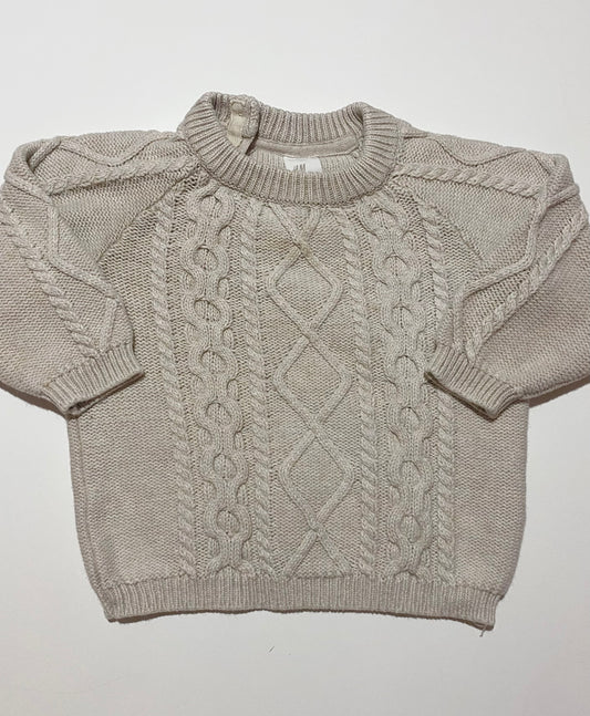 6-9 mois | Chandail en tricot H&M