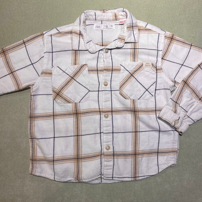 4-5 ans | Chemise en flanelle Zara (Imparfait)