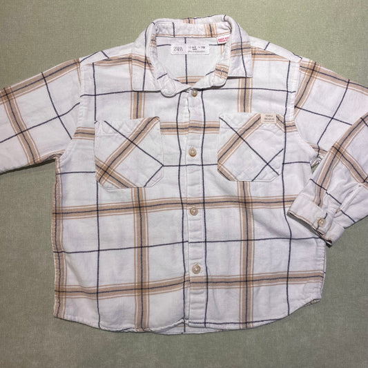 4-5 ans | Chemise en flanelle Zara (Imparfait)