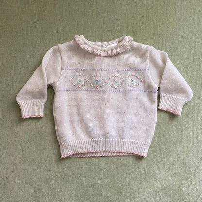 3-6 mois | Chandail en tricot Eaton - Vintage