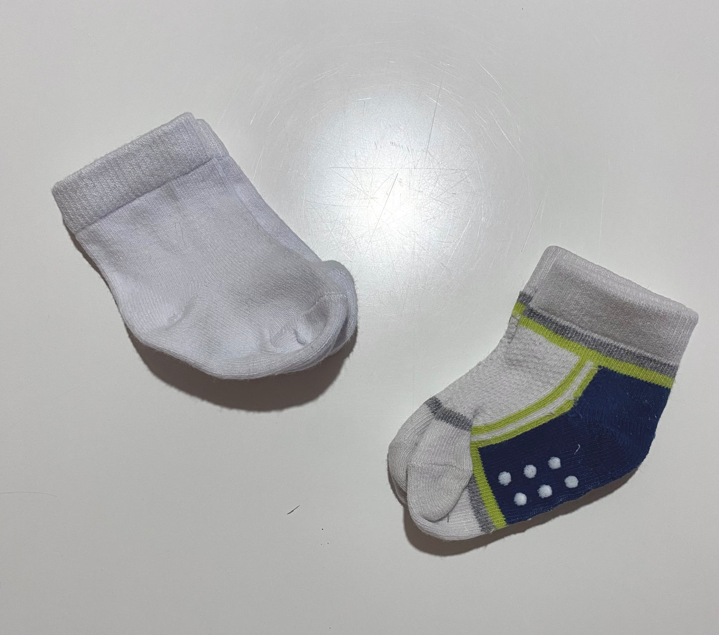 Nouveau-né | Ensemble de 2 paires de bas